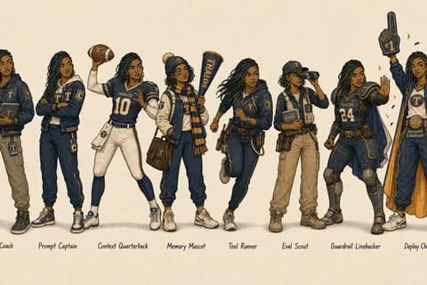 Thalia V: mascot sheet 2 - college sports