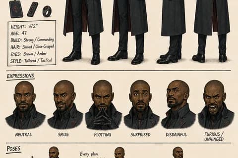 Vex model sheet