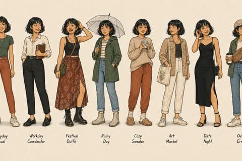 Nora R: outfit sheet 1