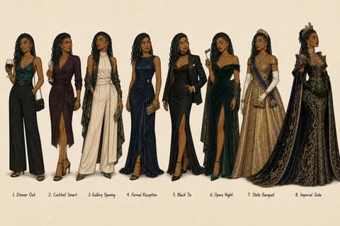 Thalia V: outfit sheet 10 - formalwear